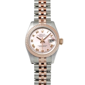 ロレックス デイトジャスト 26 179171 ピンク レディース 時計 【中古】【wristwatch】