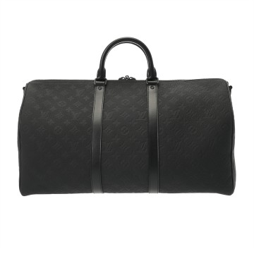 ルイ ヴィトン モノグラムトリヨン LV×YK キーポルバンドリエール 50 ブラック M59025 レザー ユニセックス バッグ 【中古】【bag】