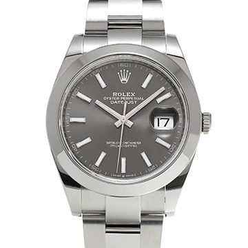 ロレックス デイトジャスト 41 126300 スレート メンズ 時計 【中古】【wristwatch】