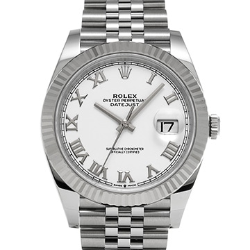 ロレックス デイトジャスト 41 126334 ホワイト メンズ 時計 【新品】【wristwatch】