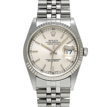 ロレックス デイトジャスト 16234 シルバー メンズ 時計 【中古】【wristwatch】
