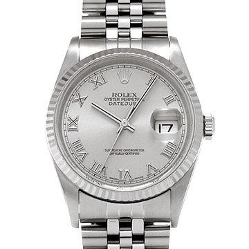 ロレックス デイトジャスト 16234 グレー メンズ 時計 【中古】【wristwatch】