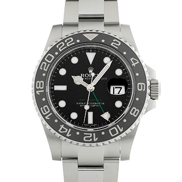 ロレックス GMTマスターII 116710LN ブラック メンズ 時計 【中古】【wristwatch】