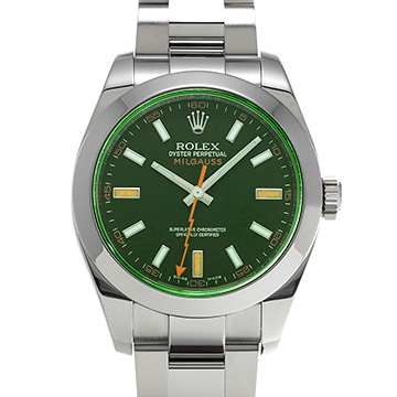 ロレックス ミルガウス 116400GV ブラック メンズ 時計 【中古】【wristwatch】