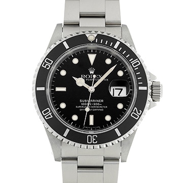 ロレックス サブマリーナ デイト 16610 ブラック メンズ 時計 【中古】【wristwatch】