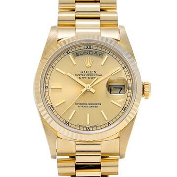 ロレックス デイデイト 36 18238 シャンパン メンズ 時計 【中古】【wristwatch】