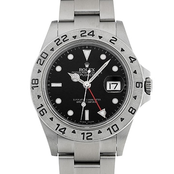 ロレックス エクスプローラーII 16570 ブラック メンズ 時計 【中古】【wristwatch】