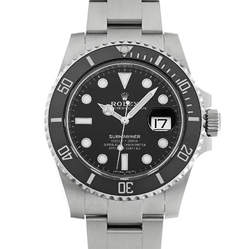 ロレックス サブマリーナ デイト 116610LN ブラック メンズ 時計 【中古】【wristwatch】
