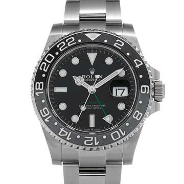 ロレックス GMTマスター II 126710GRNR ブラック メンズ 時計 【中古】【wristwatch】