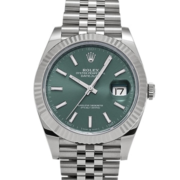 ロレックス デイトジャスト 41 126334 ミントグリーン メンズ 時計 【新品】【wristwatch】