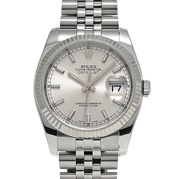 ロレックス デイトジャスト 116234 シルバー メンズ 時計 【中古】【wristwatch】