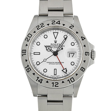 ロレックス エクスプローラーII 16570 ホワイト メンズ 時計 【中古】【wristwatch】