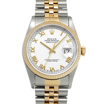 ロレックス デイトジャスト 16233 ホワイト メンズ 時計 【中古】【wristwatch】