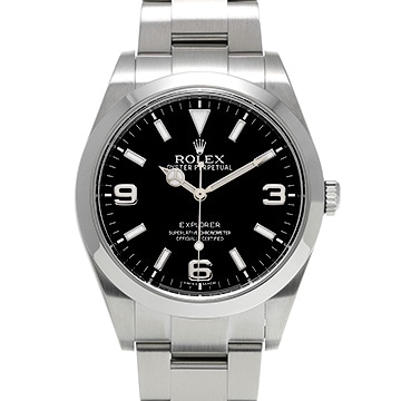 ロレックス エクスプローラー 214270 ブラック メンズ 時計 【中古】【wristwatch】