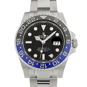 ロレックス GMTマスターII 116710BLNR ブラック メンズ 時計 【中古】【wristwatch】