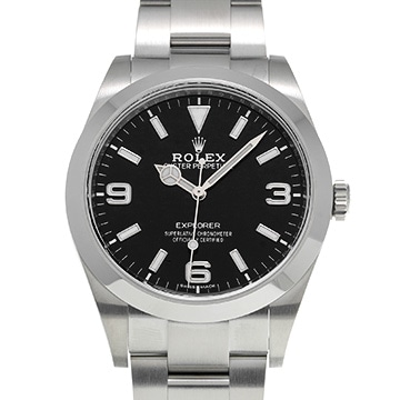 ロレックス エクスプローラー 214270 ブラック メンズ 時計 【中古】【wristwatch】