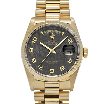 ロレックス デイデイト 18238 グレーコンピュータ メンズ 時計 【中古】【wristwatch】