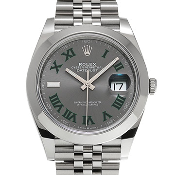 ロレックス デイトジャスト 41 126300 スレートグレー メンズ 時計 【中古】【wristwatch】