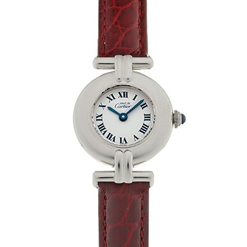 カルティエ マスト コリゼ  ヴェルメイユ SM W1001665 ホワイト レディース 時計 【中古】【wristwatch】