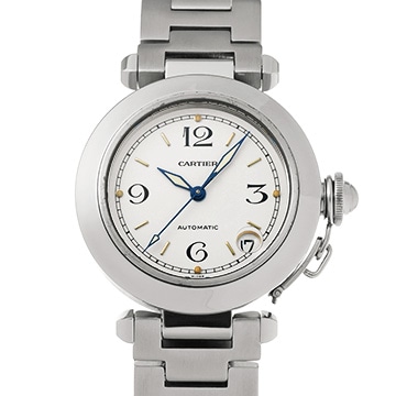 カルティエ パシャC W31015M7 ホワイト ユニセックス 時計 【中古】【wristwatch】