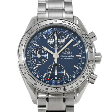 オメガ スピードマスター トリプルカレンダー 3523.80 ブルー メンズ 時計 【中古】【wristwatch】