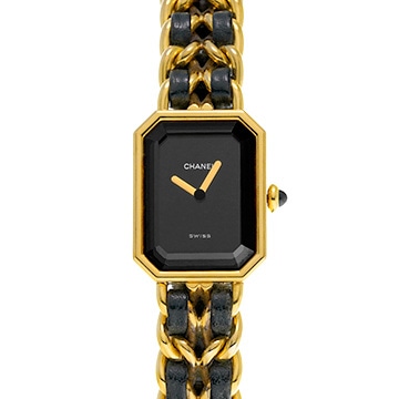 シャネル プルミエール XL H0001 ブラック レディース 時計 【中古】【wristwatch】