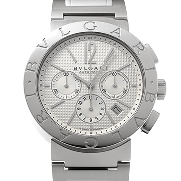 ブルガリ ブルガリブルガリ クロノグラフ BB42SSCH シルバー メンズ 時計 【中古】【wristwatch】