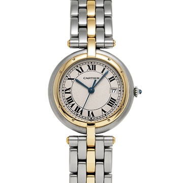 カルティエ パンテール ヴァンドーム LM 83084241 アイボリー ユニセックス 時計 【中古】【wristwatch】