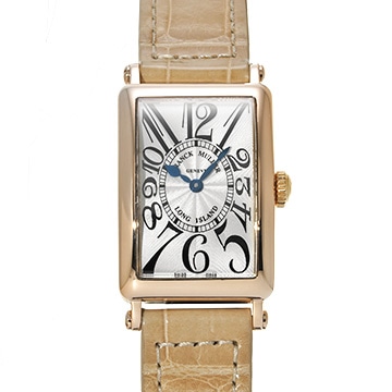 フランクミュラー ロングアイランド 902QZ シルバー レディース 時計 【中古】【wristwatch】