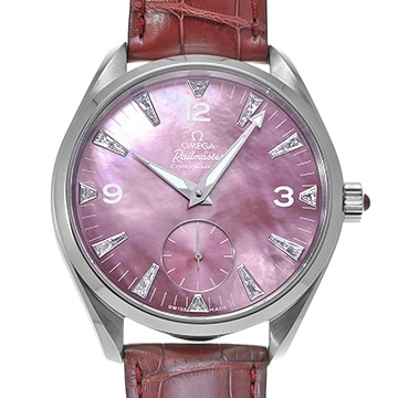 オメガ シーマスター レイルマスター クロノメーター XXL 2806.77.40 レッド メンズ 時計 【中古】【wristwatch】