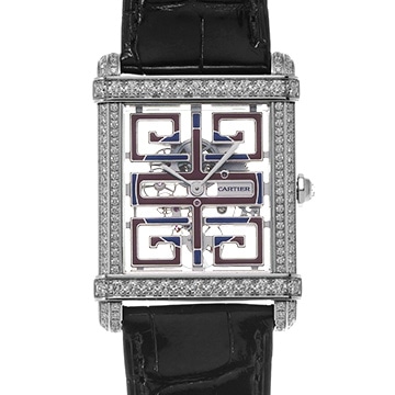 カルティエ タンク シノワーズ スケルトン HPI01507 スケルトン メンズ 時計 【中古】【wristwatch】