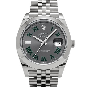 ロレックス デイトジャスト 41 126300 スレートグレー メンズ 時計 【中古】【wristwatch】