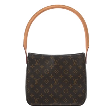 ルイ ヴィトン モノグラム ルーピング MM ブラウン M51146 モノグラムキャンバス レディース バッグ 【中古】【bag】