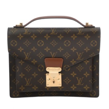 ルイ ヴィトン モノグラム モンソー 2WAY ブラウン M51185 モノグラムキャンバス メンズ バッグ 【中古】【bag】