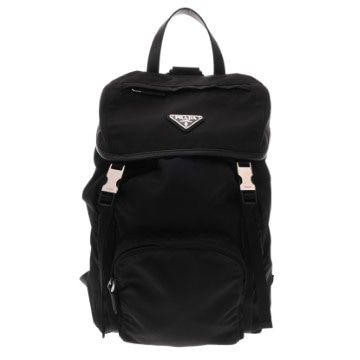 プラダ バックパック  ブラック 1BZ039 ナイロン レディース バッグ 【中古】【bag】