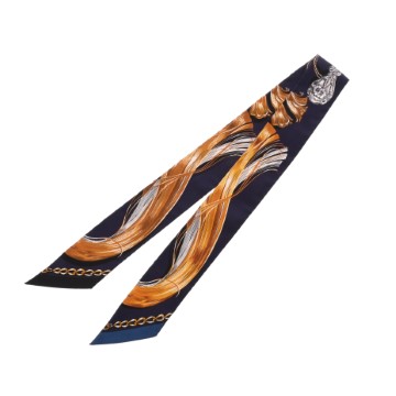 エルメス ツイリー CAVAL CADES マルチカラー シルク100％ レディース 【中古】【other】