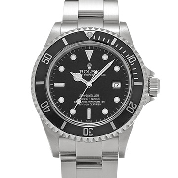 ロレックス シードゥエラー 16600 ブラック メンズ 時計 【中古】【wristwatch】
