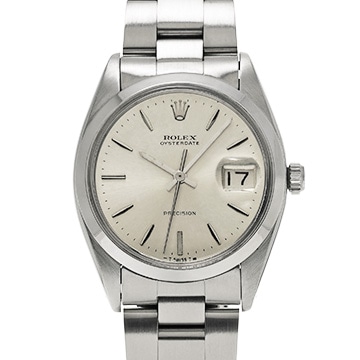 ロレックス オイスター デイト 6694 シルバー メンズ 時計 【中古】【wristwatch】