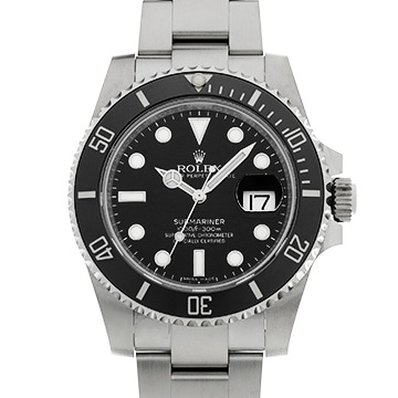 ロレックス サブマリーナ デイト 116610LN ブラック メンズ 時計 【中古】【wristwatch】