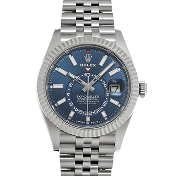 ロレックス スカイドゥエラー 336934 ブライトブルー メンズ 時計 【中古】【wristwatch】
