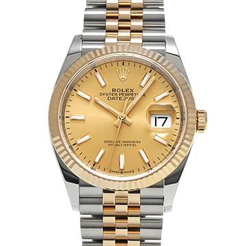 ロレックス デイトジャスト 36 126233 シャンパン メンズ 時計 【中古】【wristwatch】