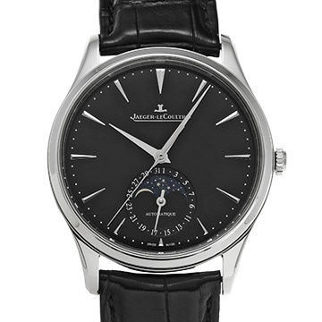 ジャガー ルクルト マスター ウルトラスリム ムーン Q1368471 ブラック メンズ 時計 【中古】【wristwatch】