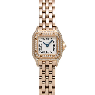 カルティエ パンテール ドゥ カルティエ ミニ WJPN0020 シルバー レディース 時計 【中古】【wristwatch】