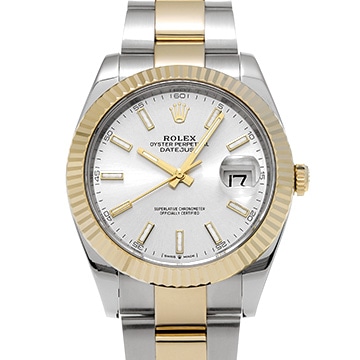 ロレックス デイトジャスト 126333 ホワイト メンズ 時計 【中古】【wristwatch】