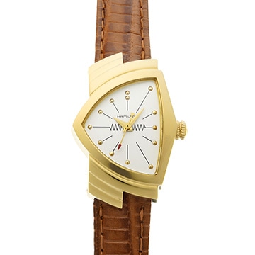 ハミルトン ベンチュラ H24101511 ホワイト レディース 時計 【中古】【wristwatch】