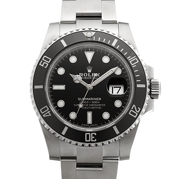 ロレックス サブマリーナ デイト 116610LN ブラック メンズ 時計 【中古】【wristwatch】
