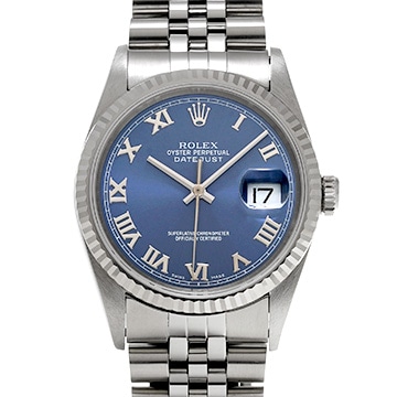 ロレックス デイトジャスト 16234 ブルー メンズ 時計 【中古】【wristwatch】