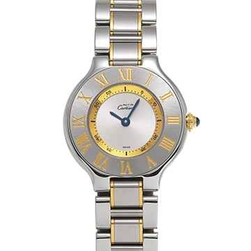 カルティエ マスト 21 ヴァンティアン W10073R6 シルバー レディース 時計 【中古】【wristwatch】