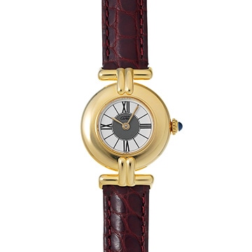 カルティエ マスト コリゼ  ヴェルメイユ SM 590002 ホワイト/グレー レディース 時計 【中古】【wristwatch】