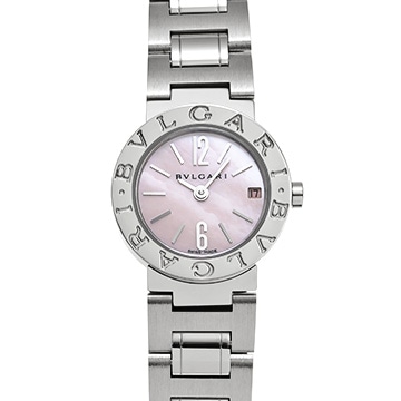ブルガリ ブルガリブルガリ BB23SS ピンクシェル レディース 時計 【中古】【wristwatch】